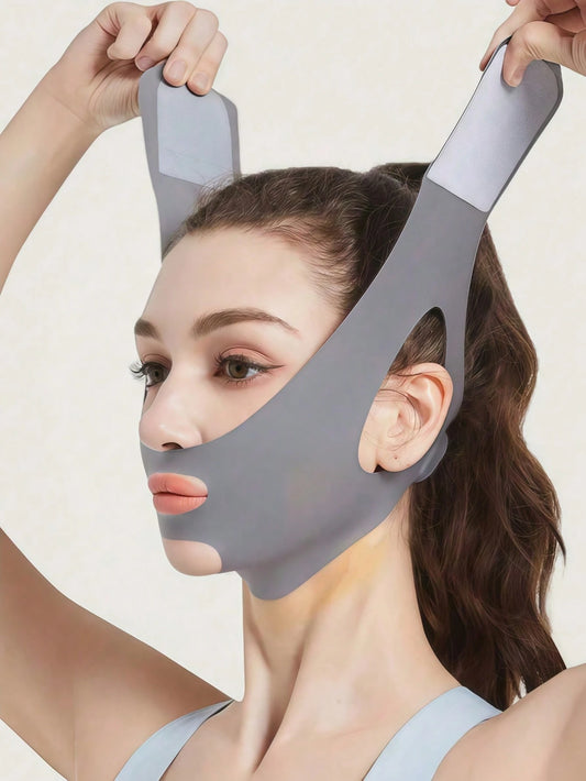 OBOVAY High Elasticity New Breathable Ice Silk Cooling Face Tool| Pressure-Relieving Breathable No-Mark, Comfortable Wear, Adjustable Size, High Elasticity Fit To Face. Graduation Birthday Party Gift