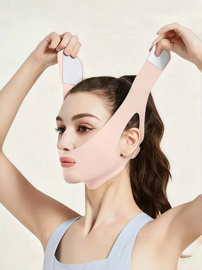 OBOVAY High Elasticity New Breathable Ice Silk Cooling Face Tool| Pressure-Relieving Breathable No-Mark, Comfortable Wear, Adjustable Size, High Elasticity Fit To Face. Graduation Birthday Party Gift