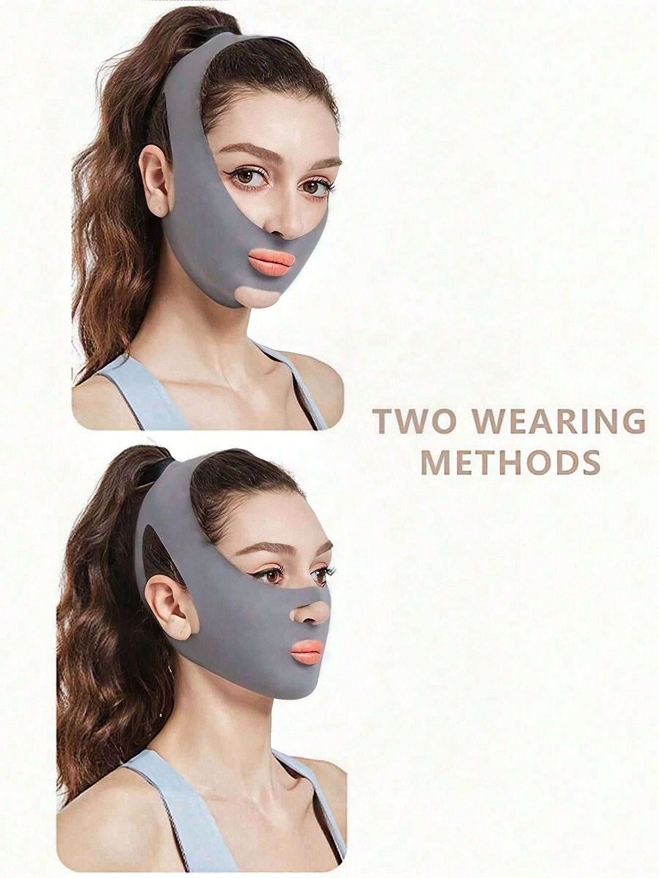 OBOVAY High Elasticity New Breathable Ice Silk Cooling Face Tool| Pressure-Relieving Breathable No-Mark, Comfortable Wear, Adjustable Size, High Elasticity Fit To Face. Graduation Birthday Party Gift