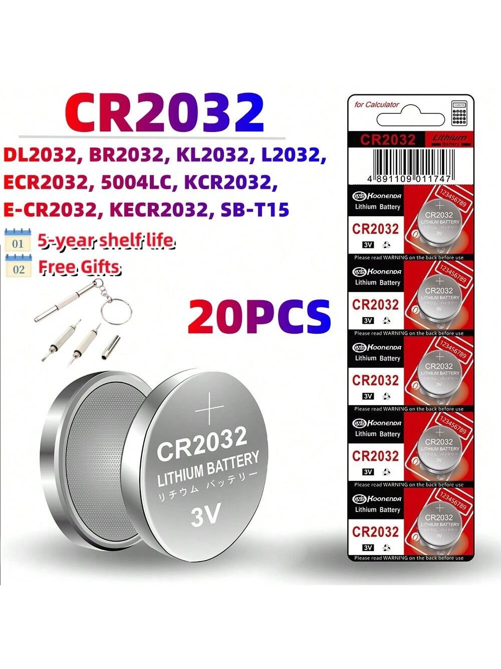 Original CR2032 CR 2032 Button Battery 3V Lithium Battery For Watch Toy Calculator Car Remote Control Button Coin Cell