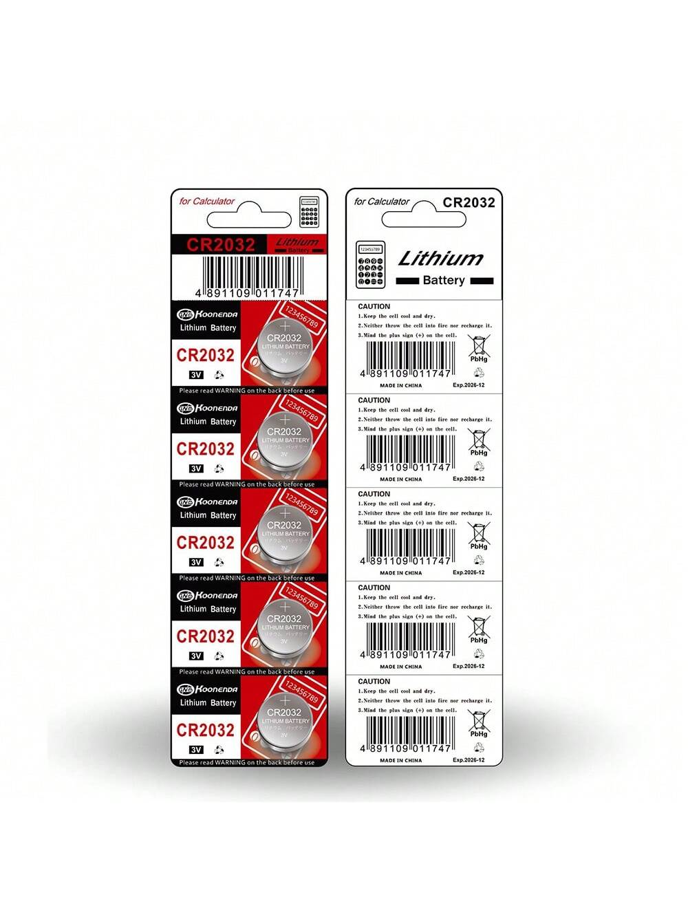 Original CR2032 CR 2032 Button Battery 3V Lithium Battery For Watch Toy Calculator Car Remote Control Button Coin Cell