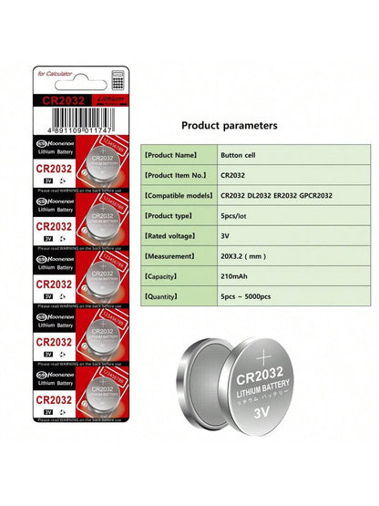 Original CR2032 CR 2032 Button Battery 3V Lithium Battery For Watch Toy Calculator Car Remote Control Button Coin Cell