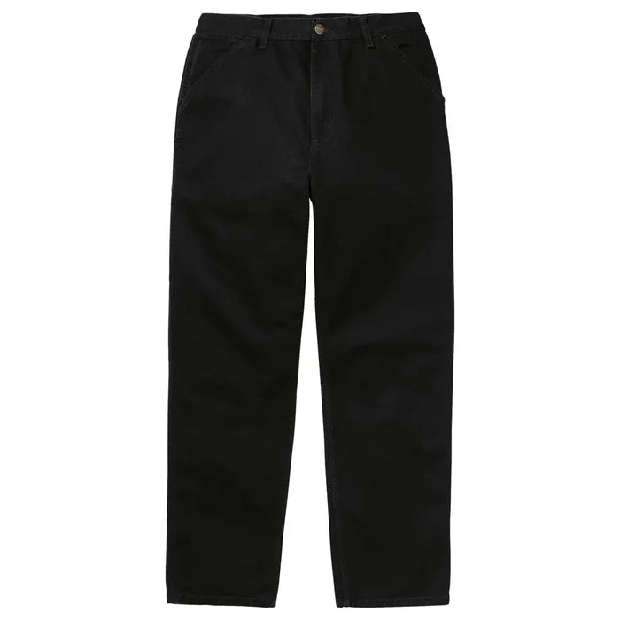 Pantaloni Carhartt Single Knee Pant Canvas Black 12 oz