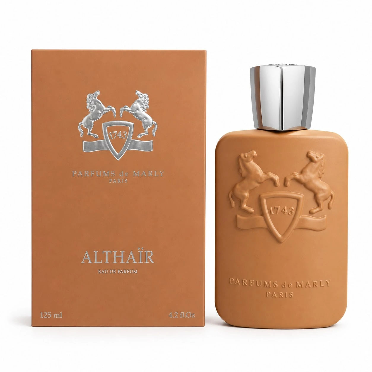 ParfumsDeMarly Althair Eau De Parfum 125ml/4.2oz, Long Lasting Perfume Cologne, Warm Woody Amber Scent For Daily Wear, Evening, Travel And Gift