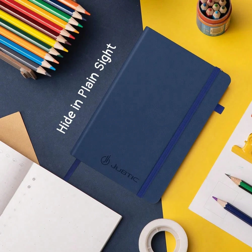 Password Keeper Book With Alphabetical Tabs. Medium Size Password Book For Seniors, Internet Website Address Log In Detail. Hardcover Password Notebook For Home Office, Navy Blue