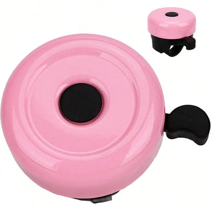 Pastel Color Bicycle Bell, Retro Metal Ring For Bikes & Scooters