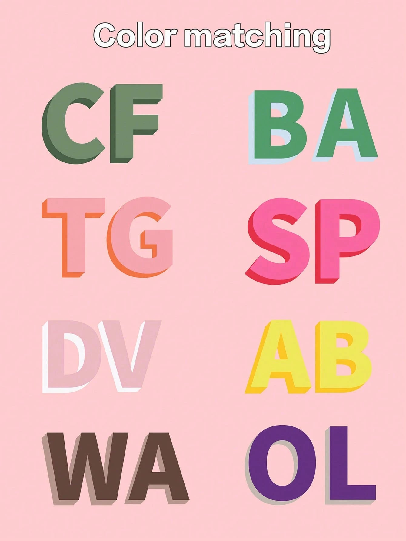Personalized 3D Colorful Name Initial Letter Custom 2-In-1 Film Case Phone Cover Protective Shell For IPhone 11/12/13/14/15/16/17 Pro Max
