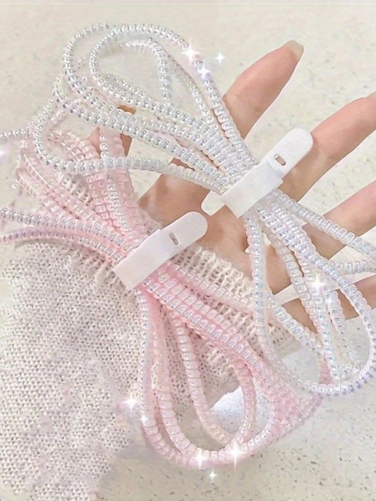 Phone Cable Protector Cord + Cable Tie, Durable Data Cable Protector Charger Protector