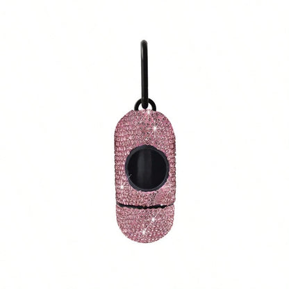 Pill-Shaped Pet Waste Bag Dispenser, Dog Poop Bag Holder, Portable Dog Walking Waste Bag Dispenser