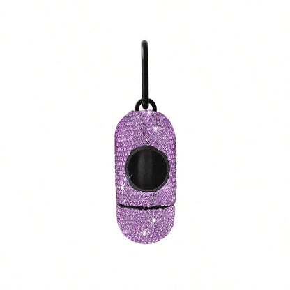 Pill-Shaped Pet Waste Bag Dispenser, Dog Poop Bag Holder, Portable Dog Walking Waste Bag Dispenser