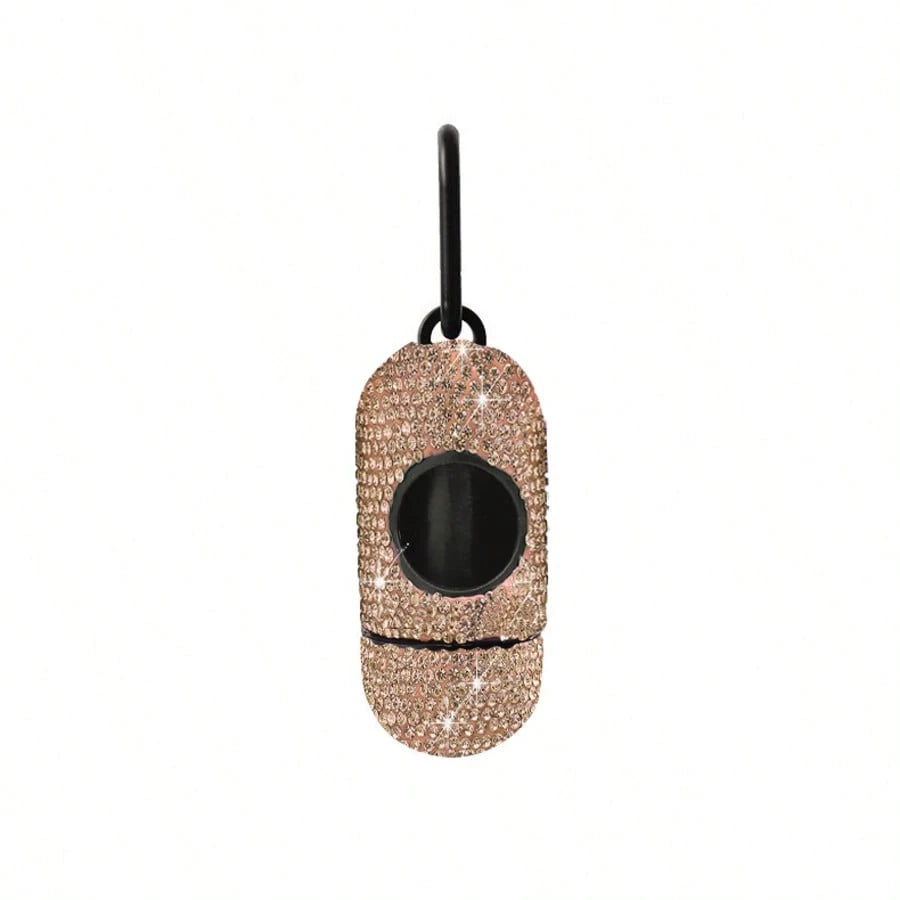 Pill-Shaped Pet Waste Bag Dispenser, Dog Poop Bag Holder, Portable Dog Walking Waste Bag Dispenser
