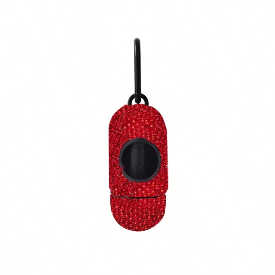 Pill-Shaped Pet Waste Bag Dispenser, Dog Poop Bag Holder, Portable Dog Walking Waste Bag Dispenser