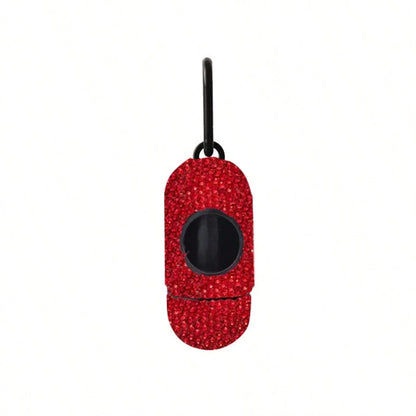 Pill-Shaped Pet Waste Bag Dispenser, Dog Poop Bag Holder, Portable Dog Walking Waste Bag Dispenser