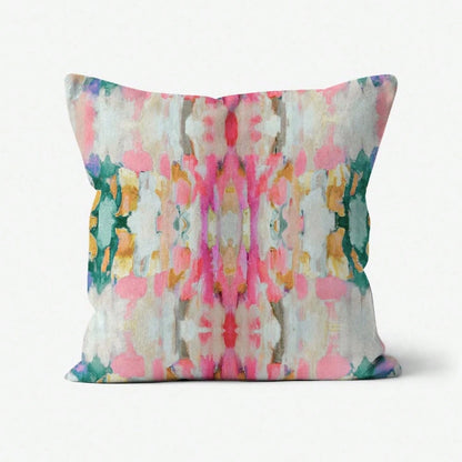 [Pillow Cover] Quick S1Hip LaY1La Vibrant Palette Knife Impasto Art TH1Row Pillow B1Ohemian DE1cor, Colorful Abstract Print..1PC Pillow Cover, You Can Lean Against It When You're Relaxing On The Sofa