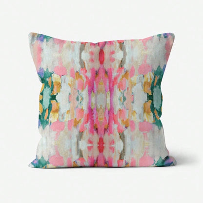 [Pillow Cover] Quick S1Hip LaY1La Vibrant Palette Knife Impasto Art TH1Row Pillow B1Ohemian DE1cor, Colorful Abstract Print..1PC Pillow Cover, You Can Lean Against It When You're Relaxing On The Sofa