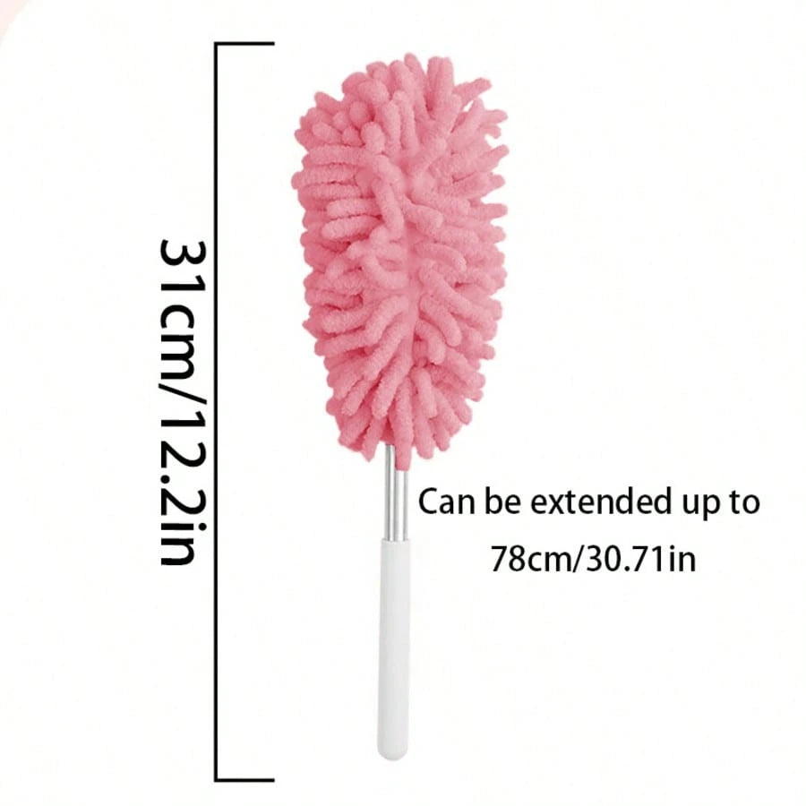Pink Mini Car Cleaning Brush, Portable And Compact, Deep Crevice Dust Removal, Effortless Car Interior Care