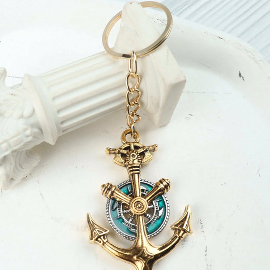 Pirate Anchor Wheel Keychain