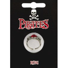 Pirate Gem Pewter Ring