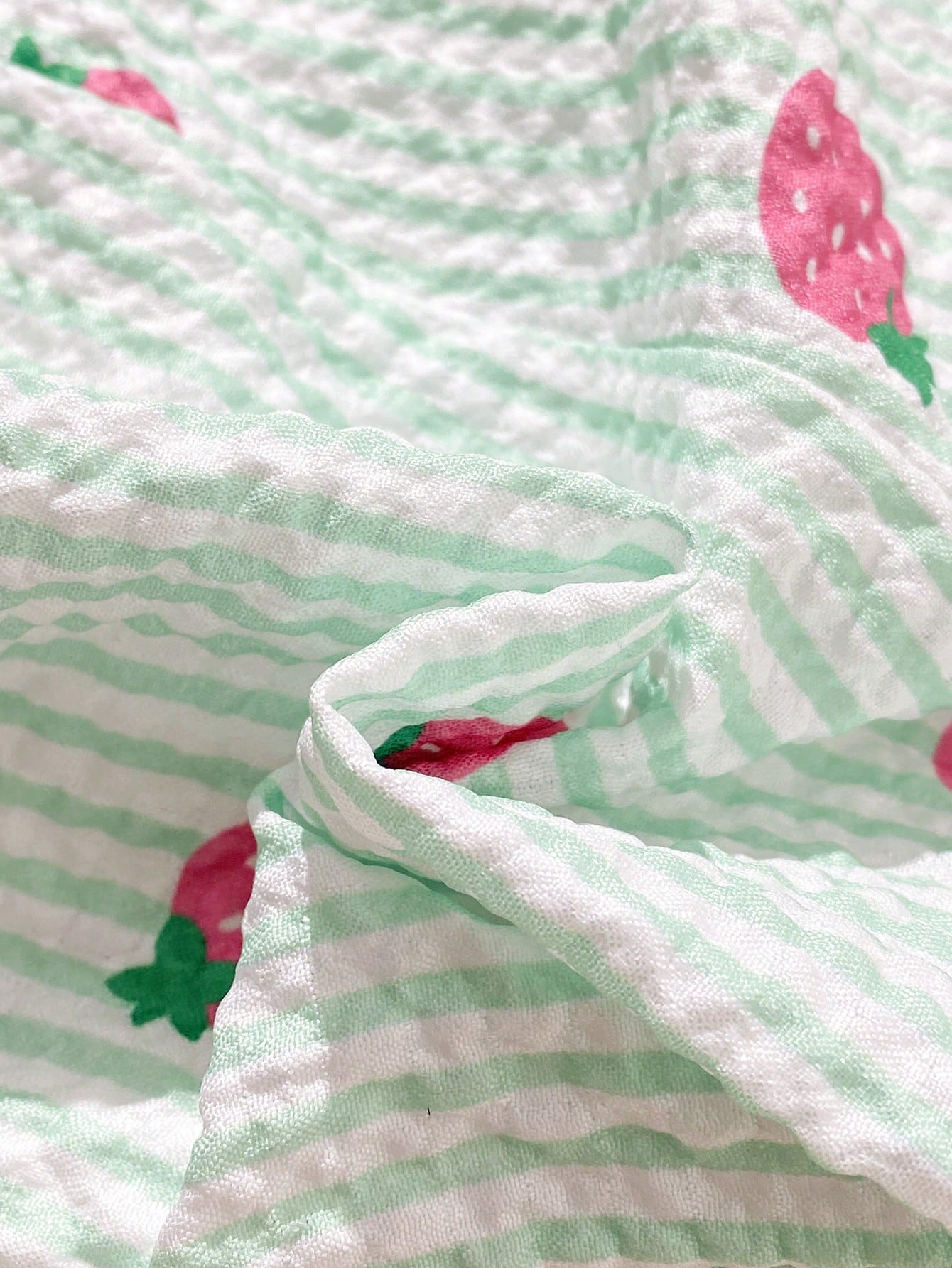 Playful Pals 2pcs Baby Girl Toddler/Newborn 0-3Y Casual Everyday Cute Vacation Striped Bow Decor Camisole Top + Shorts Set, Spring/Summer