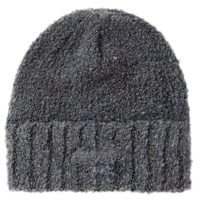 Polar Fluffy Grey Blue Beanie