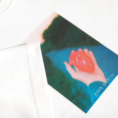 Polar skate co. Tee Heart in hand white