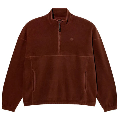 polar sweater ivan halfzip wine