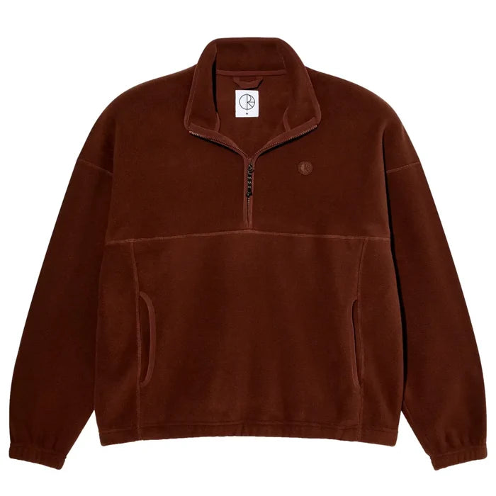 polar sweater ivan halfzip wine