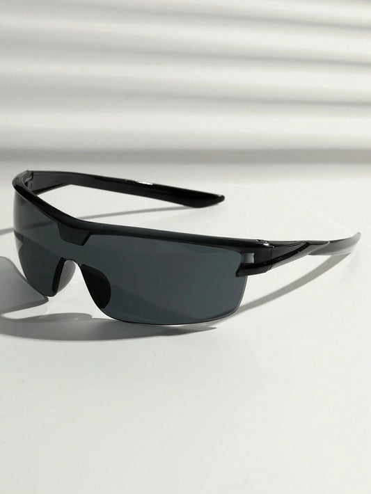 POLASUP 1pc Ombre Colored Wrap Around Sports Glasses, Classic Design For Cycling And Outdoor Sports