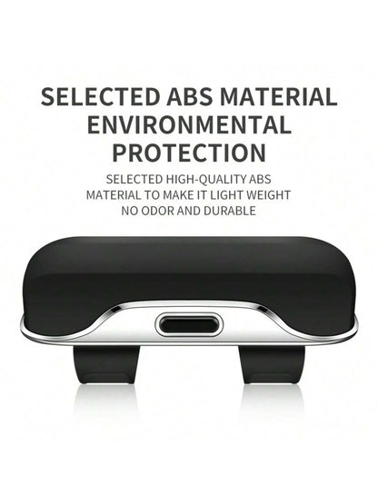 Portable Car Glasses Case, Car Driving Glasses Holder, Sunshade Glasses Box, Black Color