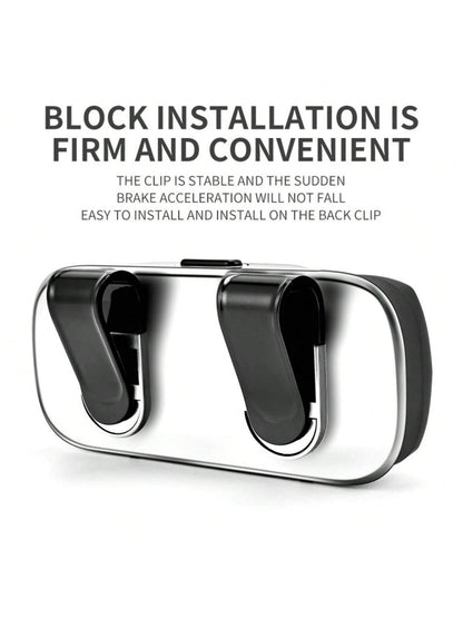 Portable Car Glasses Case, Car Driving Glasses Holder, Sunshade Glasses Box, Black Color
