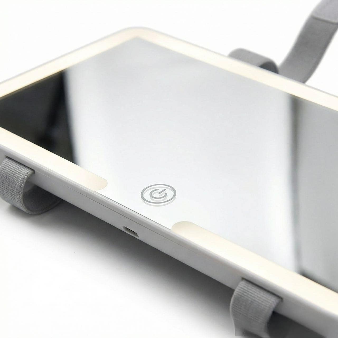 Portable Car Makeup Mirror With Sunshade And Smart LED Charging Function
