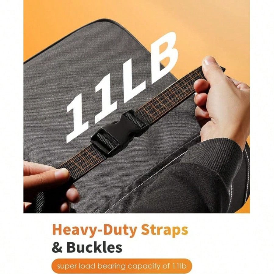 Portable Car Trash Can With Lid, Foldable Storage Bag, Multi-Functional Car Hanging Bag, Waterproof Car Trash Can, For Storage And Organization, A Must-Have For Travel.
