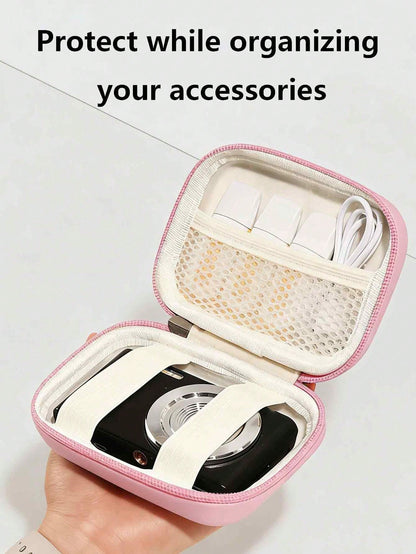 Portable CCD Camera Storage Bag- Zipper Closure, Suitable For Outdoor Photography And Office Use| Travel Camera Bag, Waterproof, Lightweight, Large Capacity, Portable Accessories. Cable Organizer, E