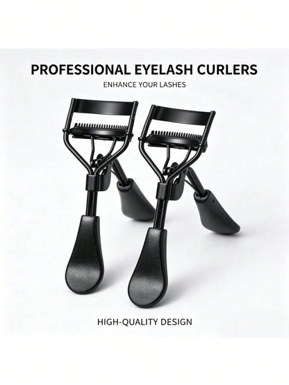 Portable Eyelash Curler, Black Eyelash Curler, Curling And Shaping, Non-Damaging To Lashes, Eyelash Lifting, Big Eyes, Suitable For Daily Makeup Eyelash Curling