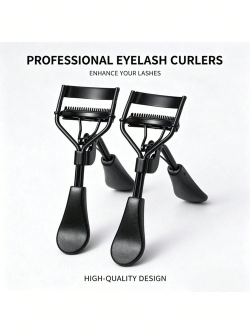 Portable Eyelash Curler, Black Eyelash Curler, Curling And Shaping, Non-Damaging To Lashes, Eyelash Lifting, Big Eyes, Suitable For Daily Makeup Eyelash Curling