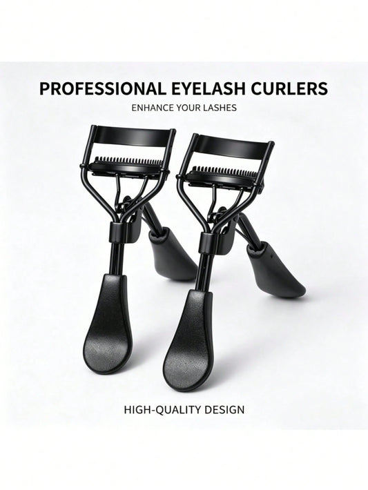 Portable Eyelash Curler, Black Eyelash Curler, Curling And Shaping, Non-Damaging To Lashes, Eyelash Lifting, Big Eyes, Suitable For Daily Makeup Eyelash Curling