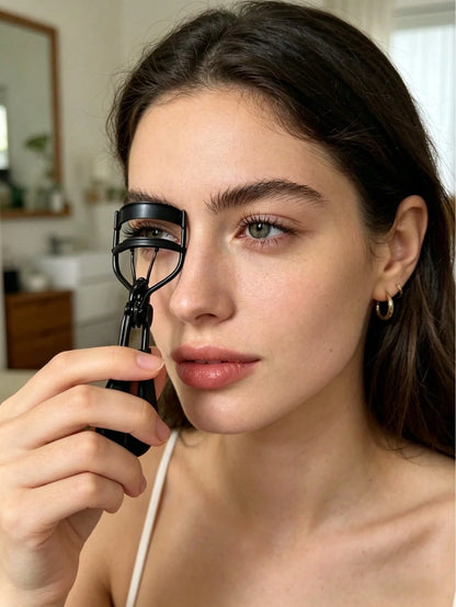 Portable Eyelash Curler, Black Eyelash Curler, Curling And Shaping, Non-Damaging To Lashes, Eyelash Lifting, Big Eyes, Suitable For Daily Makeup Eyelash Curling