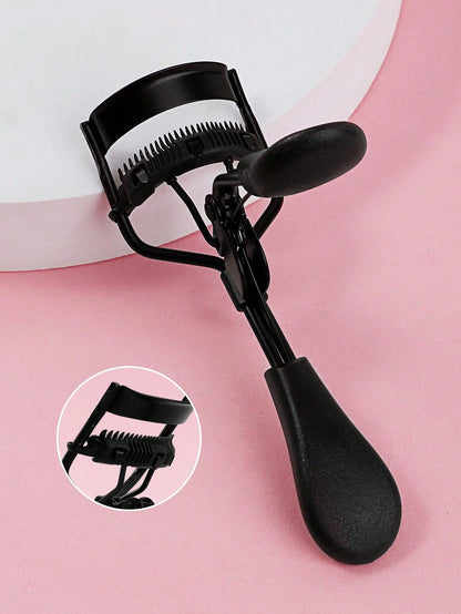 Portable Eyelash Curler, Black Eyelash Curler, Curling And Shaping, Non-Damaging To Lashes, Eyelash Lifting, Big Eyes, Suitable For Daily Makeup Eyelash Curling