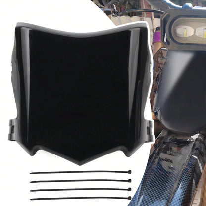 PowerMotor Motorcycle Front Number Plate For Surron Light Bee S X Talaria Sting Q20 Front License Plate Stark Varg MX Electric Dirt Bike Motocross Universal Accessories