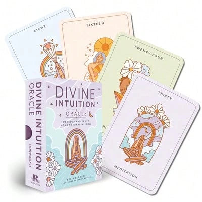 Pre-Owned Divine Intuition Oracle: Trust Your Inner Wisdom (36 Gilded-Edge Full-Color Cards And 128 (Paperback) By BelindaGrace