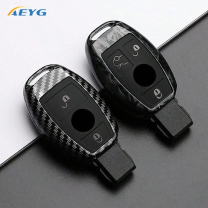Premium ABS Plastic Key Fob Cover Compatible With C-Class, S-Class, E-Class, M-Class, CLS-Class, CLK-Class, G-Class And Other Models Smart Keyless Entry