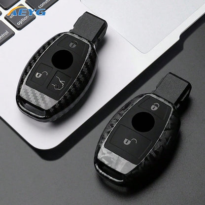 Premium ABS Plastic Key Fob Cover Compatible With C-Class, S-Class, E-Class, M-Class, CLS-Class, CLK-Class, G-Class And Other Models Smart Keyless Entry