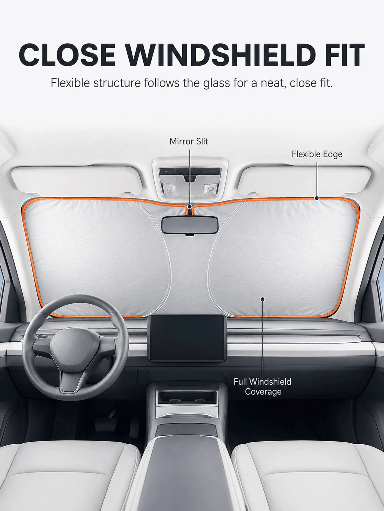 Premium Automotive Interior Accessories Featuring Flexible Ring Structure For Fast Disc Folding Sunproof Car Stuff For Men And Women Lightweight To Hold Shade Neatly In Door Pocket After Daily Commuti