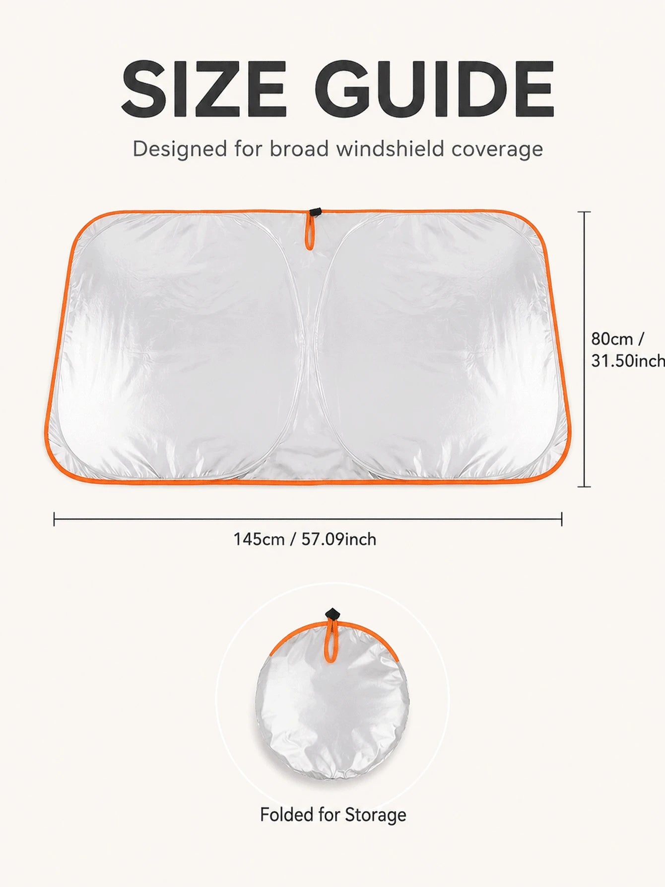 Premium Automotive Interior Accessories Featuring Flexible Ring Structure For Fast Disc Folding Sunproof Car Stuff For Men And Women Lightweight To Hold Shade Neatly In Door Pocket After Daily Commuti