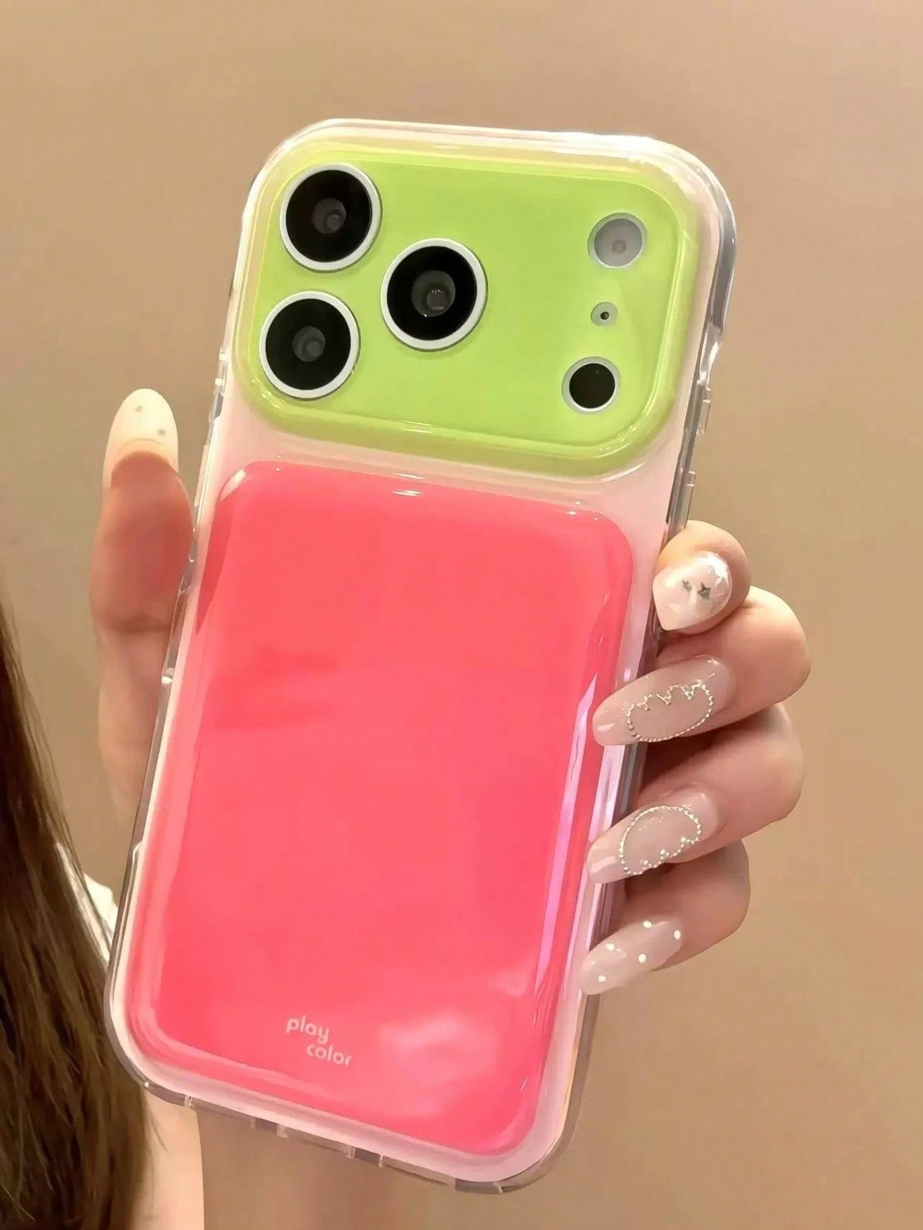 Premium Korean Style Summer Dopamine Jelly Colorblock Zoli Phone Case Compatible With IPhone 17 Pro Max, Apple 16 New, 15 Pro, 16 PM, 17 Pro, Full Coverage Anti-Drop, Minimalist Personalized For Women