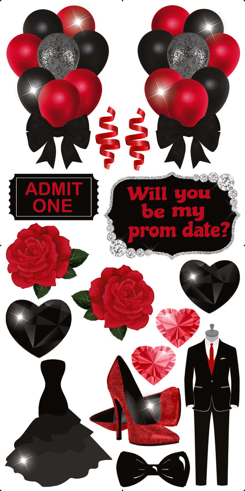 Prom Night - Red and Black Set 1
