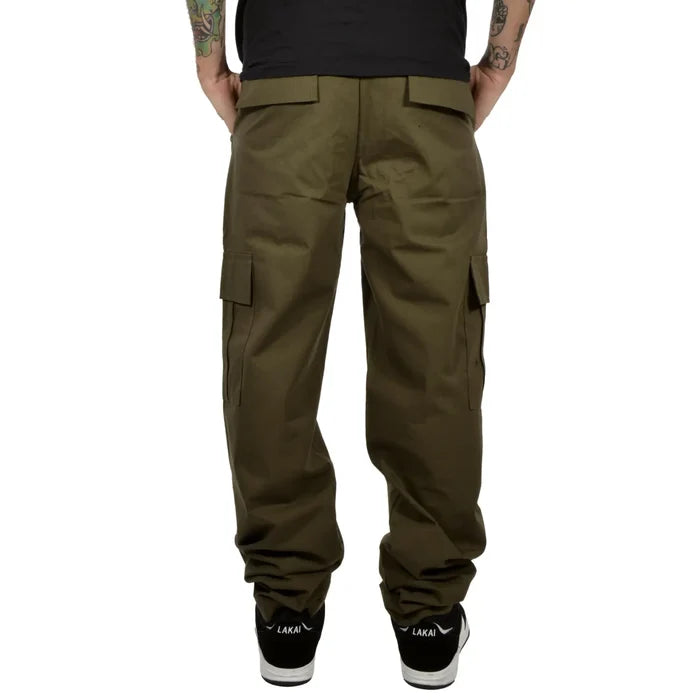 Propaganda Pantalone Fatique Label Pant Green