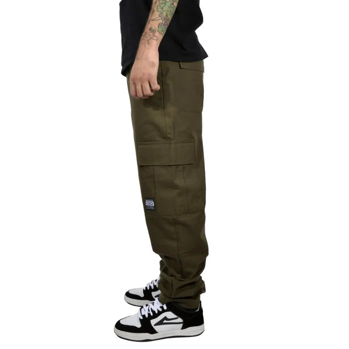 Propaganda Pantalone Fatique Label Pant Green