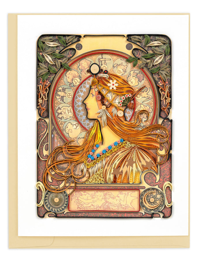 Quilled Artist Series - Zodiac, Mucha