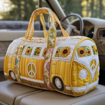 Quilted Duffle Bag Large Capacity 3D Quilting Craft Travel Duffel Bag Tote Bags Short-Distance Handbag